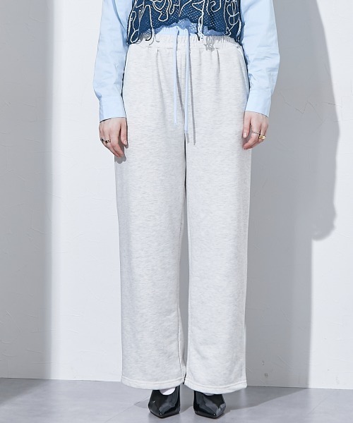 TTOL（トール）の「ダブルウエストスウェットパンツ（その他パンツ・レディース・オートミール/チャコール・M～Ｌ）」の12枚目の写真