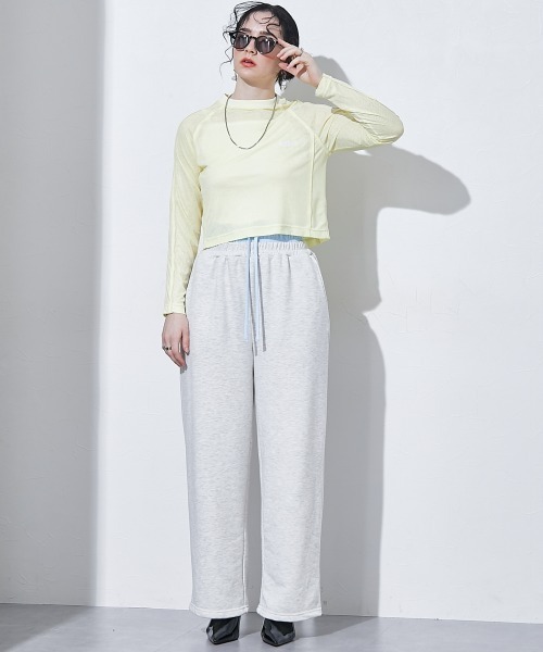 TTOL（トール）の「ダブルウエストスウェットパンツ（その他パンツ・レディース・オートミール/チャコール・M～Ｌ）」の20枚目の写真