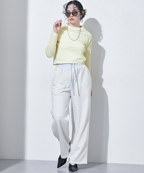TTOL（トール）の「ダブルウエストスウェットパンツ（その他パンツ・レディース・オートミール/チャコール・M～Ｌ）」の22枚目の写真