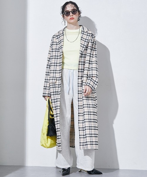 TTOL（トール）の「ダブルウエストスウェットパンツ（その他パンツ・レディース・オートミール/チャコール・M～Ｌ）」の11枚目の写真