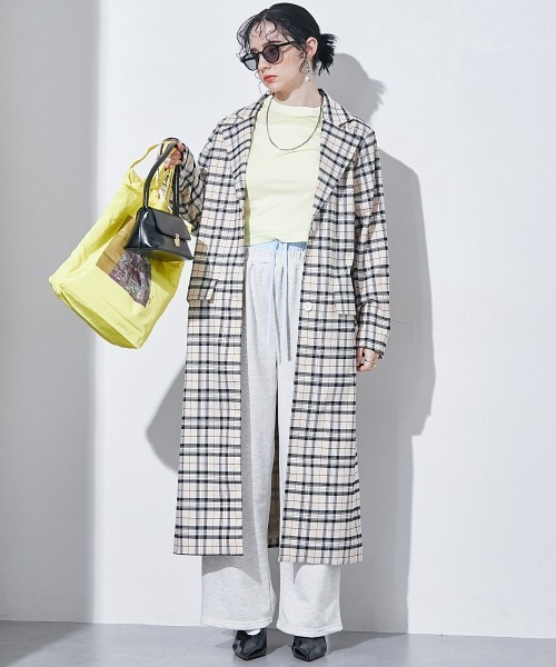 TTOL（トール）の「ダブルウエストスウェットパンツ（その他パンツ・レディース・オートミール/チャコール・M～Ｌ）」の9枚目の写真