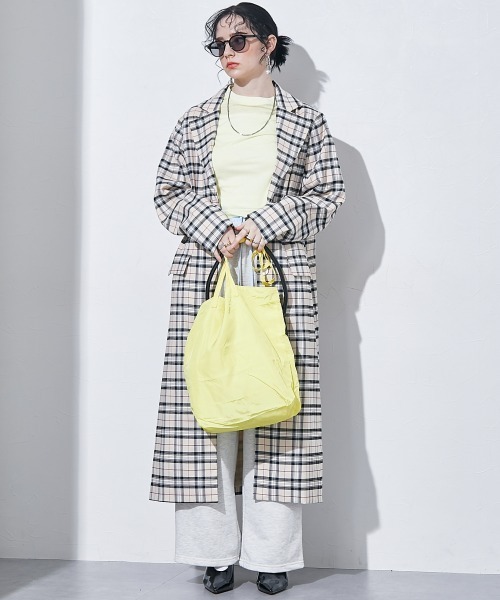 TTOL（トール）の「ダブルウエストスウェットパンツ（その他パンツ・レディース・オートミール/チャコール・M～Ｌ）」の10枚目の写真