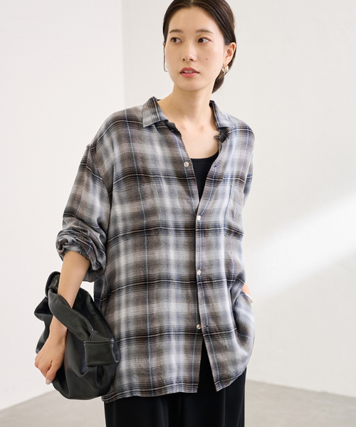 FRAMeWORK（フレームワーク）の「TOWNCRAFT 別注 60S ombre check 