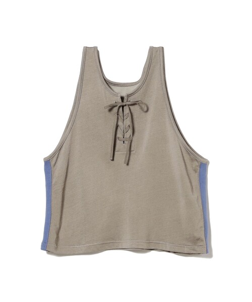 BEAMS BOY（ビームスボーイ）の「レース アップ タンクトップ（タンクトップ・レディース・ネイビー/グレー・ONE SIZE）」の20枚目の写真