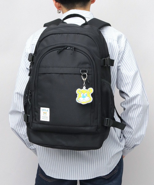 UCLA 大容量 メッシュポケット 2層式 ラウンドバックパック ジョー