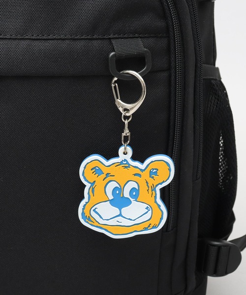 UCLA(ユーシーエルエー)の「UCLA 大容量 メッシュポケット 2層式 ラウンドバックパック ジョー ラバーチャーム付き(バックパック/リュック・メンズ・ブラック・FREE)」の20枚目の写真