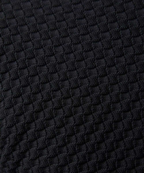 MICHEL KLEIN HOMME (ミッシェルクランオム)の「【セットアップ】ニットZIPアップパーカー(パーカー・メンズ・ブラック/ブルー・MEDIUM/LARGE/X-LARGE)」の13枚目の写真