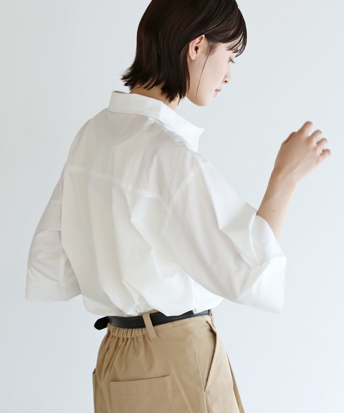 HANRO☆Valene クロップド スリーブ シャツ【関税送料込】 HANRO☆Valene クロップド スリーブ シャツ【関税送料込