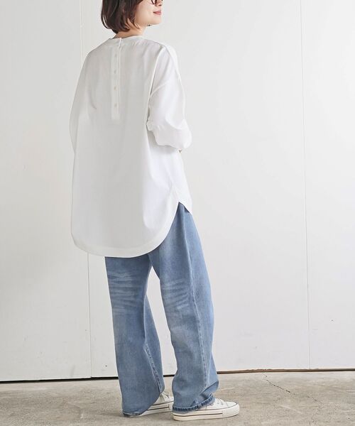 rps(アールピーエス)の「BACKヘンリーロンT(Tシャツ/カットソー・レディース・ブラック/オフホワイト/その他/アイボリー・フリー)」の17枚目の写真