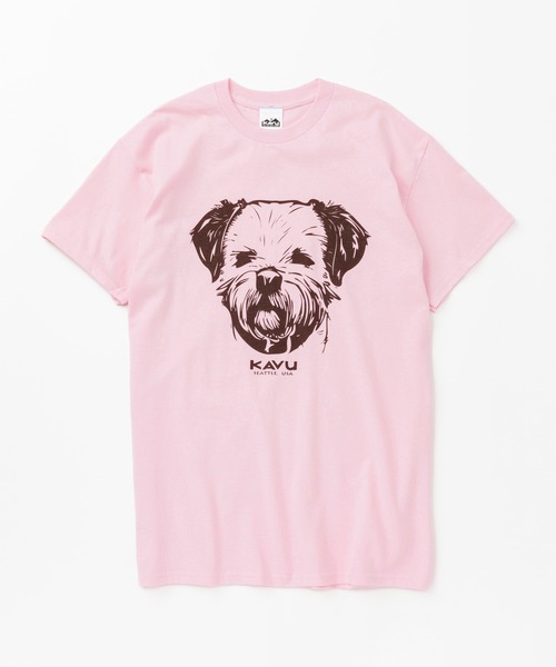 KAVU(カブー)の「KAVU/カブー 25 Dog Tee/ドッグティー(Tシャツ/カットソー・メンズ・ライトイエロー/ホワイト/グリーン/ライトピンク/サンドベージュ/ミント/グレー・MEDIUM/X-LARGE/LARGE)」の7枚目の写真