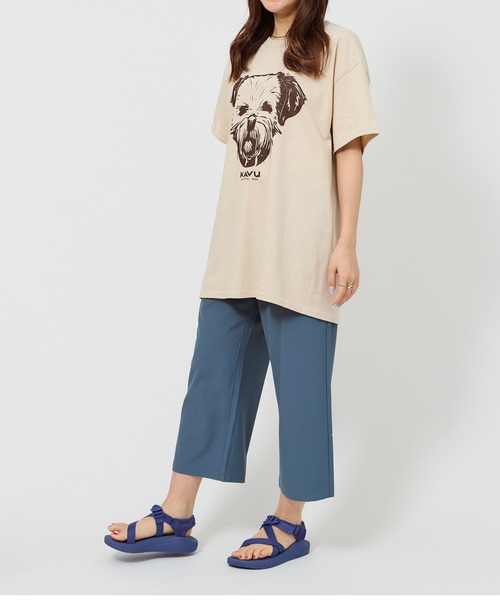 KAVU(カブー)の「KAVU/カブー 25 Dog Tee/ドッグティー(Tシャツ/カットソー・メンズ・ライトイエロー/ホワイト/グリーン/ライトピンク/サンドベージュ/ミント/グレー・MEDIUM/X-LARGE/LARGE)」の12枚目の写真