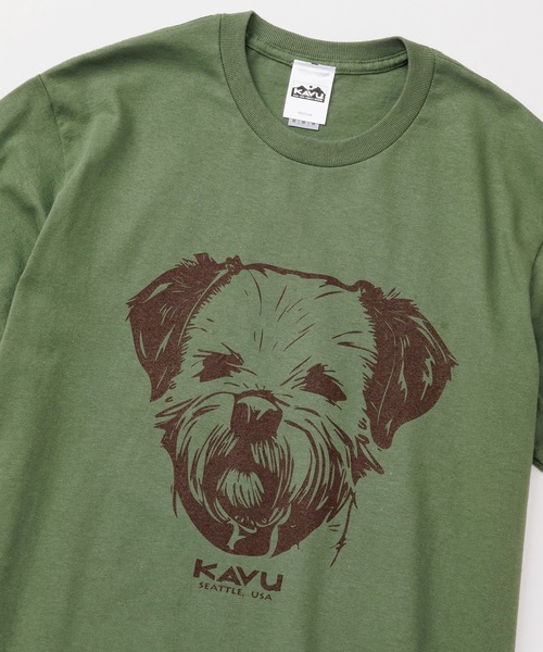 KAVU(カブー)の「KAVU/カブー 25 Dog Tee/ドッグティー(Tシャツ/カットソー・メンズ・ライトイエロー/ホワイト/グリーン/ライトピンク/サンドベージュ/ミント/グレー・MEDIUM/X-LARGE/LARGE)」の14枚目の写真