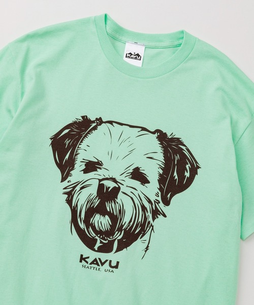 KAVU(カブー)の「KAVU/カブー 25 Dog Tee/ドッグティー(Tシャツ/カットソー・メンズ・ライトイエロー/ホワイト/グリーン/ライトピンク/サンドベージュ/ミント/グレー・MEDIUM/X-LARGE/LARGE)」の17枚目の写真