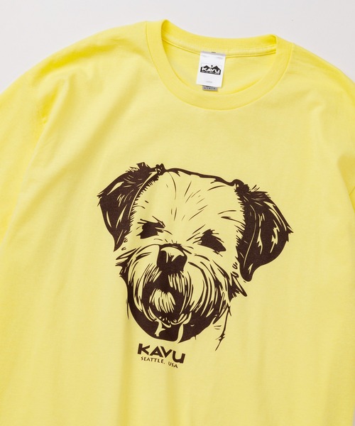 KAVU(カブー)の「KAVU/カブー 25 Dog Tee/ドッグティー(Tシャツ/カットソー・メンズ・ライトイエロー/ホワイト/グリーン/ライトピンク/サンドベージュ/ミント/グレー・MEDIUM/X-LARGE/LARGE)」の20枚目の写真