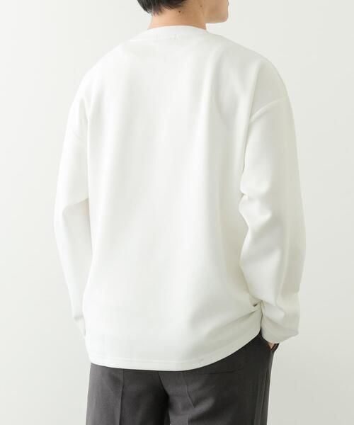 ITEMS URBANRESEARCH(アイテムズ アーバンリサーチ)の「Art Graphic ポンチカットソー Dewy(Tシャツ/カットソー・メンズ・ブラック/ホワイト・MEDIUM/LARGE)」の6枚目の写真