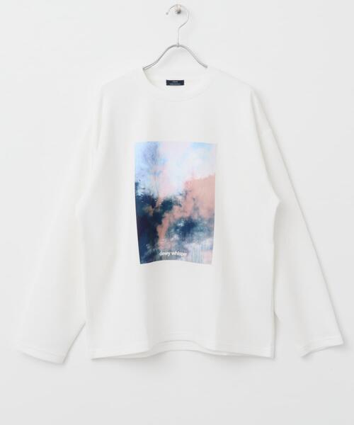 ITEMS URBANRESEARCH(アイテムズ アーバンリサーチ)の「Art Graphic ポンチカットソー Dewy(Tシャツ/カットソー・メンズ・ブラック/ホワイト・MEDIUM/LARGE)」の11枚目の写真