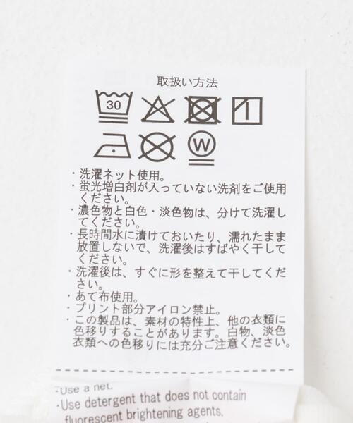 ITEMS URBANRESEARCH(アイテムズ アーバンリサーチ)の「Art Graphic ポンチカットソー Dewy(Tシャツ/カットソー・メンズ・ブラック/ホワイト・MEDIUM/LARGE)」の14枚目の写真