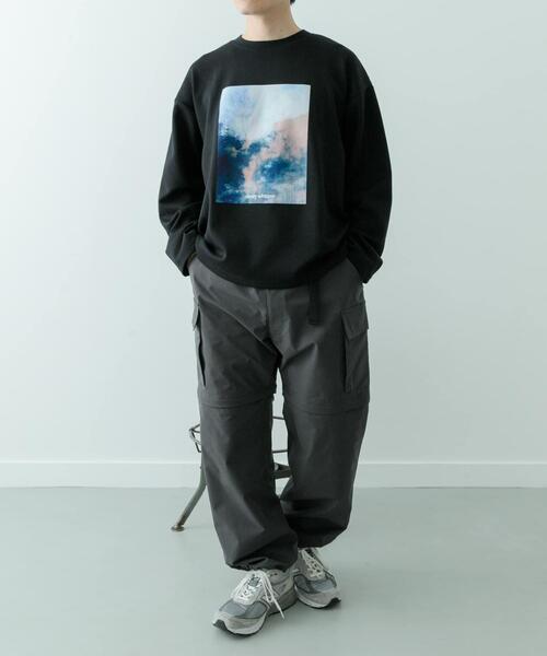 ITEMS URBANRESEARCH(アイテムズ アーバンリサーチ)の「Art Graphic ポンチカットソー Dewy(Tシャツ/カットソー・メンズ・ブラック/ホワイト・MEDIUM/LARGE)」の19枚目の写真