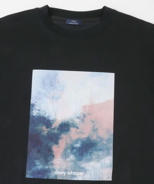 ITEMS URBANRESEARCH(アイテムズ アーバンリサーチ)の「Art Graphic ポンチカットソー Dewy(Tシャツ/カットソー・メンズ・ブラック/ホワイト・MEDIUM/LARGE)」の21枚目の写真