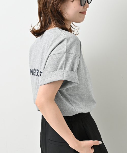 SLOBE IENA(スローブイエナ)の「1ST ETOILE Tシャツ(Tシャツ/カットソー・レディース・ホワイト/ブラウン/グレー・FREE)」の14枚目の写真