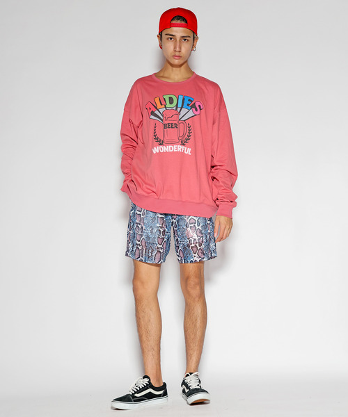 ALDIES（アールディーズ）の「Wonderful Beer Cut / ワンダフルビアーカット（Tシャツ/カットソー・メンズ・マルチ/グレー/レッド・FREE）」の3枚目の写真