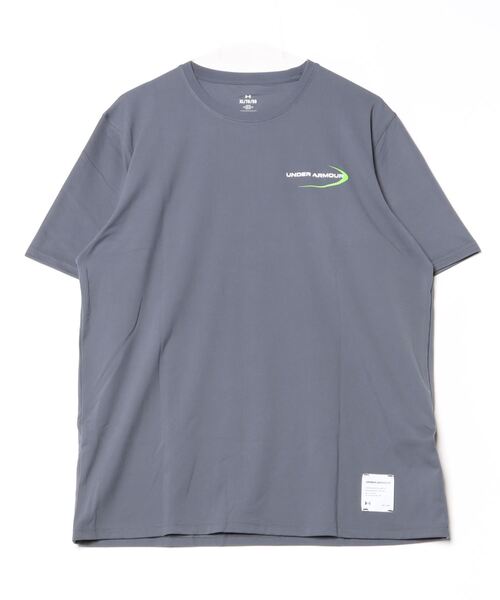 UNDER ARMOUR（アンダーアーマー）の「アンダーアーマー  UAモチベート グラフィック ショートスリーブ Tシャツ（Tシャツ/カットソー・メンズ・ホワイト/ダークグレー・S/M/L/LL/3L）」の2枚目の写真
