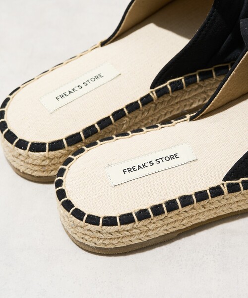 FREAK'S STORE(フリークスストア)の「エスパドリーユ風 リボンサンダル(サンダル・レディース・イエロー/ブラウン/ブラック・36/37/38)」の18枚目の写真