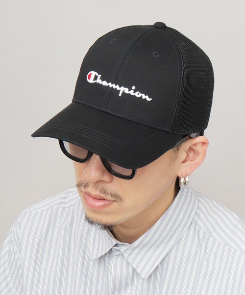 ツイル ロングビル メッシュキャップ つば長 深め（キャップ