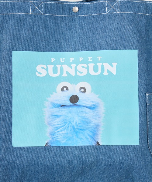 THE BAREFOOT(ベアフット)の「PUPPET SUNSUN デニムトートバッグ WNI(トートバッグ・レディース・ブルー・FREE)」の5枚目の写真