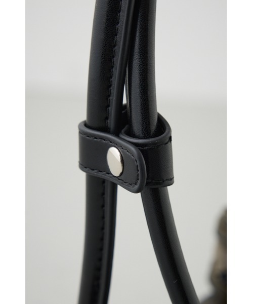 AZUL by moussy（アズールバイマウジー）の「マルチチャームセットスクエアハンドバッグ（ハンドバッグ・レディース・ブラック/カーキ・FREE）」の17枚目の写真