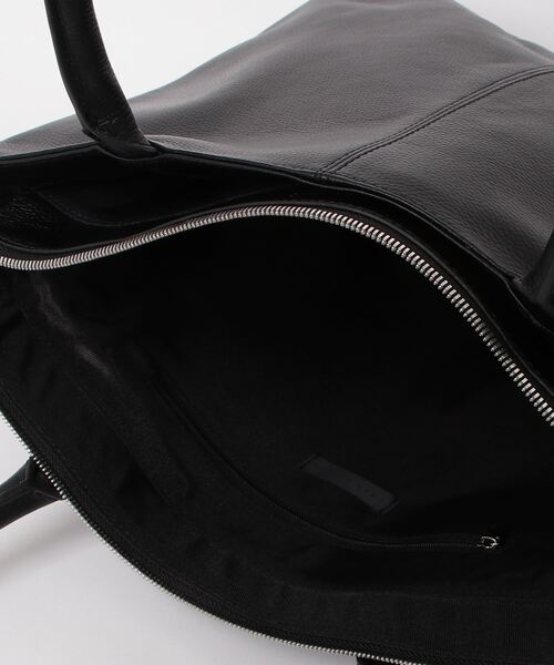 TETE HOMME(テットオム)の「両アオリポケット A4サイズ収納 レザートートバッグ(トートバッグ・メンズ・ブラック系2/ブラック系1・FREE)」の20枚目の写真
