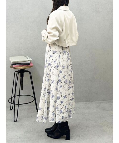 MERCURYDUO（マーキュリーデュオ）の「ショートトレンチ（トレンチコート・レディース・アイボリー/ベージュ・SMALL/MEDIUM）」の12枚目の写真