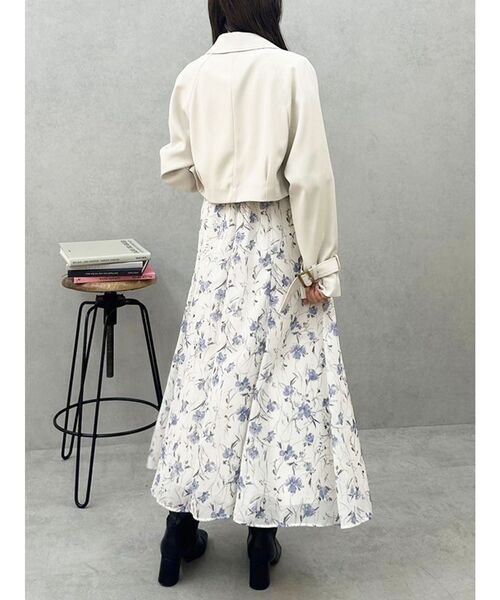 MERCURYDUO（マーキュリーデュオ）の「ショートトレンチ（トレンチコート・レディース・アイボリー/ベージュ・SMALL/MEDIUM）」の13枚目の写真