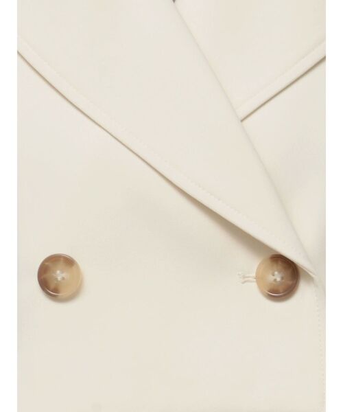 MERCURYDUO（マーキュリーデュオ）の「ショートトレンチ（トレンチコート・レディース・アイボリー/ベージュ・SMALL/MEDIUM）」の4枚目の写真