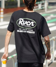 RVCA | RVCA メンズ RANCH SCRIPT SS Tシャツ 【2025年春夏モデル】/ルーカロゴバックプリント半袖Tシャツ(Tシャツ/カットソー)