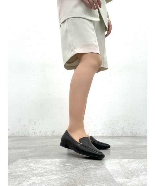 セール】【HIMIKO】【WEB限定デザイン】メタルアクセントローファー