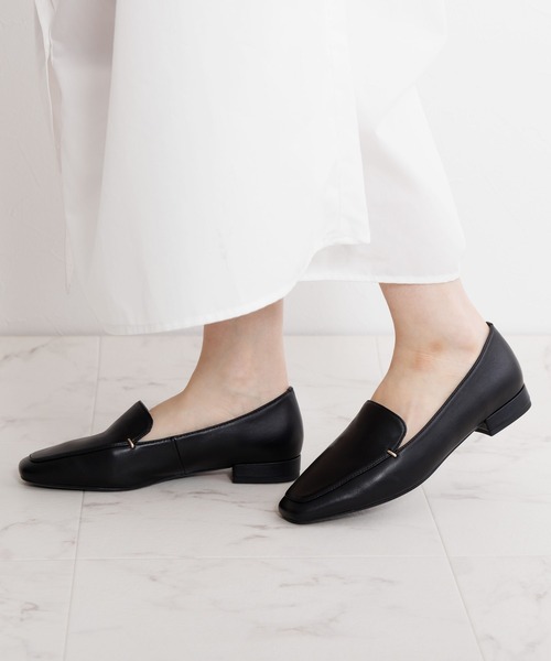 セール】【HIMIKO】【WEB限定デザイン】メタルアクセントローファー