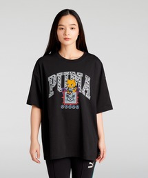 PUMA プーマ ユニセックス NEKO-san x DYLAN プーマ グラフィック オーバー 半袖