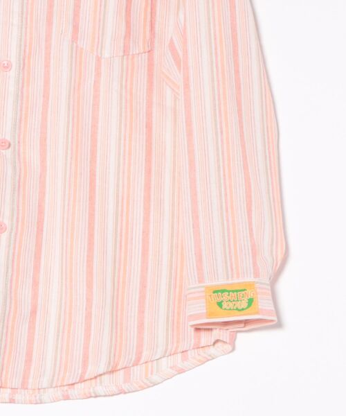 WESTSEA(ウエストシー)の「ストライプシャツ 長袖(シャツ/ブラウス・レディース・ピンク/ブルー・M/L)」の10枚目の写真