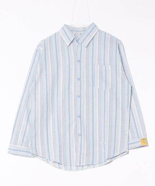 WESTSEA(ウエストシー)の「ストライプシャツ 長袖(シャツ/ブラウス・レディース・ピンク/ブルー・M/L)」の5枚目の写真