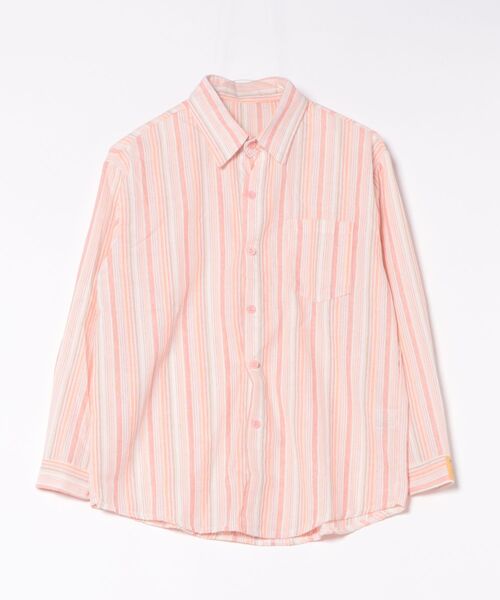 WESTSEA(ウエストシー)の「ストライプシャツ 長袖(シャツ/ブラウス・レディース・ピンク/ブルー・M/L)」の12枚目の写真