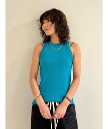 Mila Owen | シルク混クルーネックアメスリニットタンク(ニット/セーター)