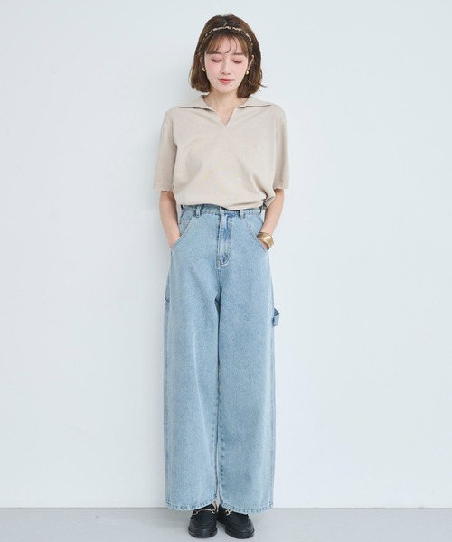 みー様専用/ 【新品】 RNA ⿻ デニム ワークパンツ ルーズ 春