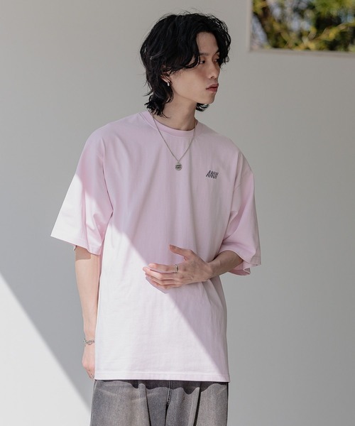 Anui(アニュイ)の「【UNISEX/3サイズ展開】サークルGRMベアTシャツ(Tシャツ/カットソー・レディース・ピンク/オフホワイト/ブラック・MEDIUM/LARGE/SMALL)」の7枚目の写真