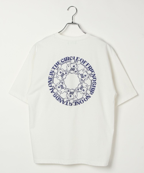Anui(アニュイ)の「【UNISEX/3サイズ展開】サークルGRMベアTシャツ(Tシャツ/カットソー・レディース・ピンク/オフホワイト/ブラック・MEDIUM/LARGE/SMALL)」の18枚目の写真