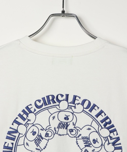 Anui(アニュイ)の「【UNISEX/3サイズ展開】サークルGRMベアTシャツ(Tシャツ/カットソー・レディース・ピンク/オフホワイト/ブラック・MEDIUM/LARGE/SMALL)」の19枚目の写真