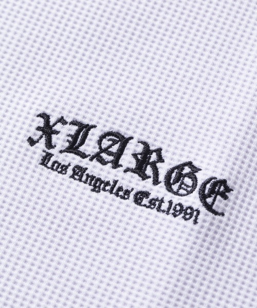 XLARGE(エクストララージ)の「OLD ENGLISH WAFFLE TANK TOP(Tシャツ/カットソー・メンズ・ブラック/カモフラージュ/ネイビー/ホワイト・M/L/XL)」の7枚目の写真
