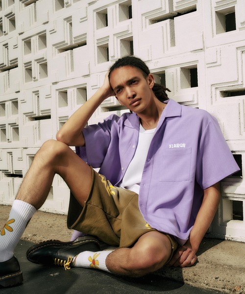 XLARGE(エクストララージ)の「OLD ENGLISH WAFFLE TANK TOP(Tシャツ/カットソー・メンズ・ブラック/カモフラージュ/ネイビー/ホワイト・M/L/XL)」の21枚目の写真