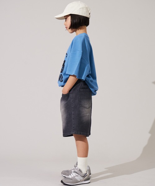 PAIRMANON STREET(ペアマノンストリート)の「【PAIRMANON STREET】デニム ショートパンツ(デニムパンツ・キッズ・ブルー/ブラック・150/160/140/90/110/130/120/100)」の5枚目の写真