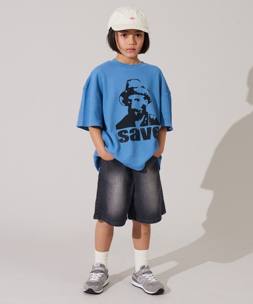 PAIRMANON STREET(ペアマノンストリート)の「【PAIRMANON STREET】デニム ショートパンツ(デニムパンツ・キッズ・ブルー/ブラック・150/160/140/90/110/130/120/100)」の8枚目の写真